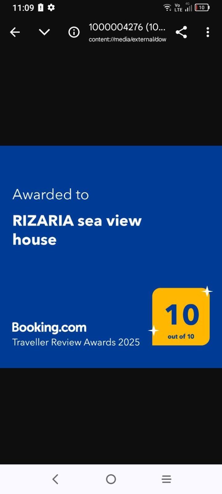 Spartylas Rizaria Sea View Houseヴィラ エクステリア 写真